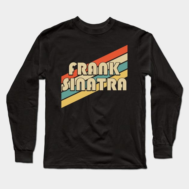 Vintage 80s Frank Sinatra Long Sleeve T-Shirt by Rios Ferreira
